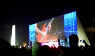 Joe Satriani no Auditório Ibirapuera - Foto: Reprodução do YouTube